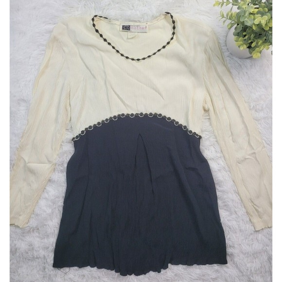[445] VTG Tomorrow's Mother  Maternity Blouse - Picture 1 of 8